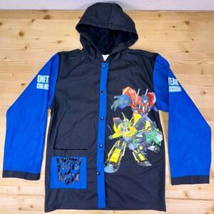 Transformers Youth Hooded Jacket M/L (10–12‎ Years) Hasbro 2017 Black Blue